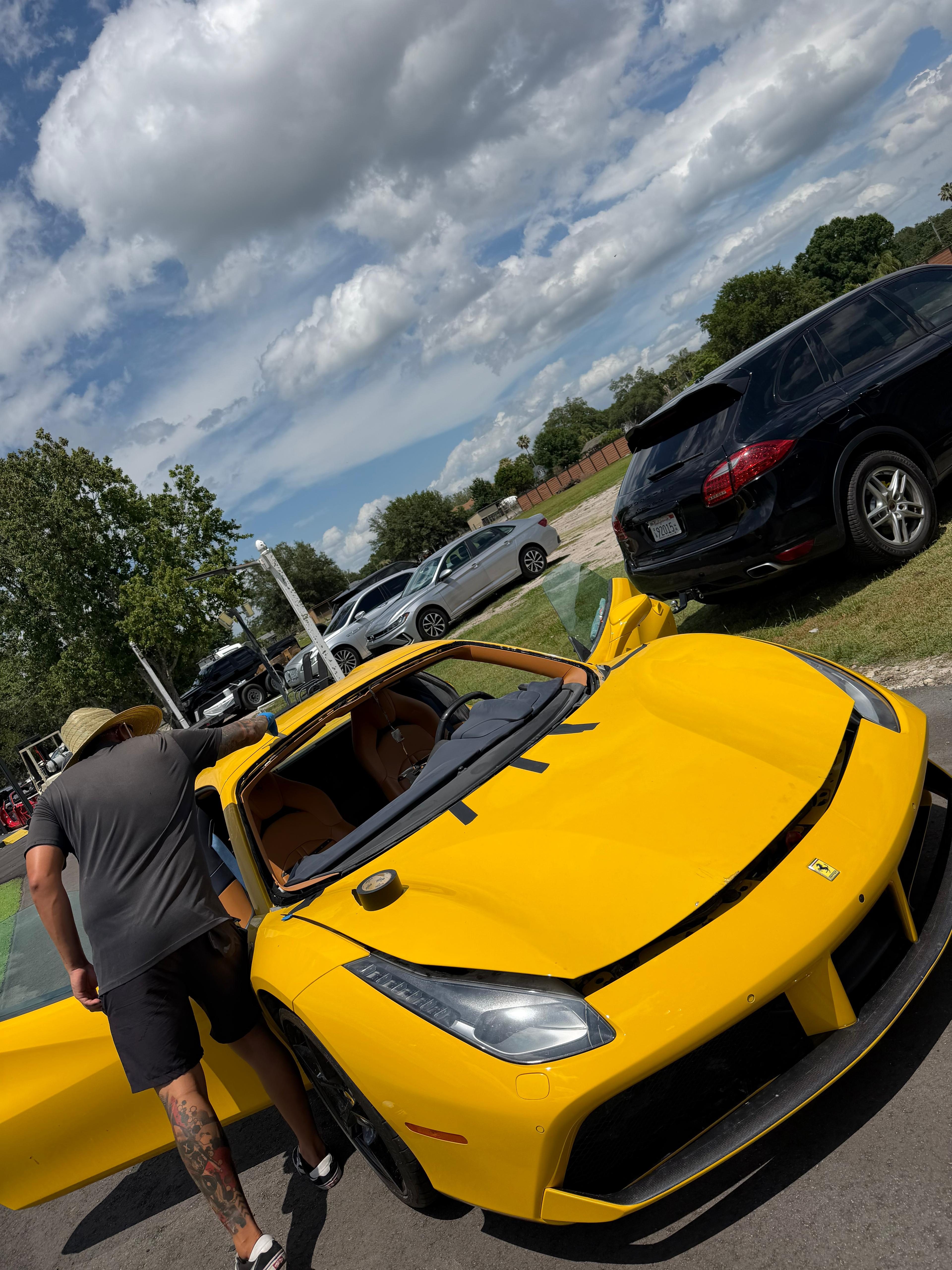 Ferrari 488 Spider — Convertible Glass · Windshield Detail by MAG Mobile Auto Glass